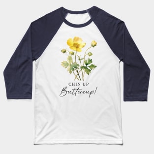 Buttercup Flower Baseball T-Shirt